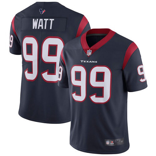 Houston Texans Limited Navy Blue Men J J  Watt Home Jersey NFL Football #99 Vapor Untouchable->youth nfl jersey->Youth Jersey